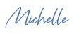 Michelle (a stylised signature)