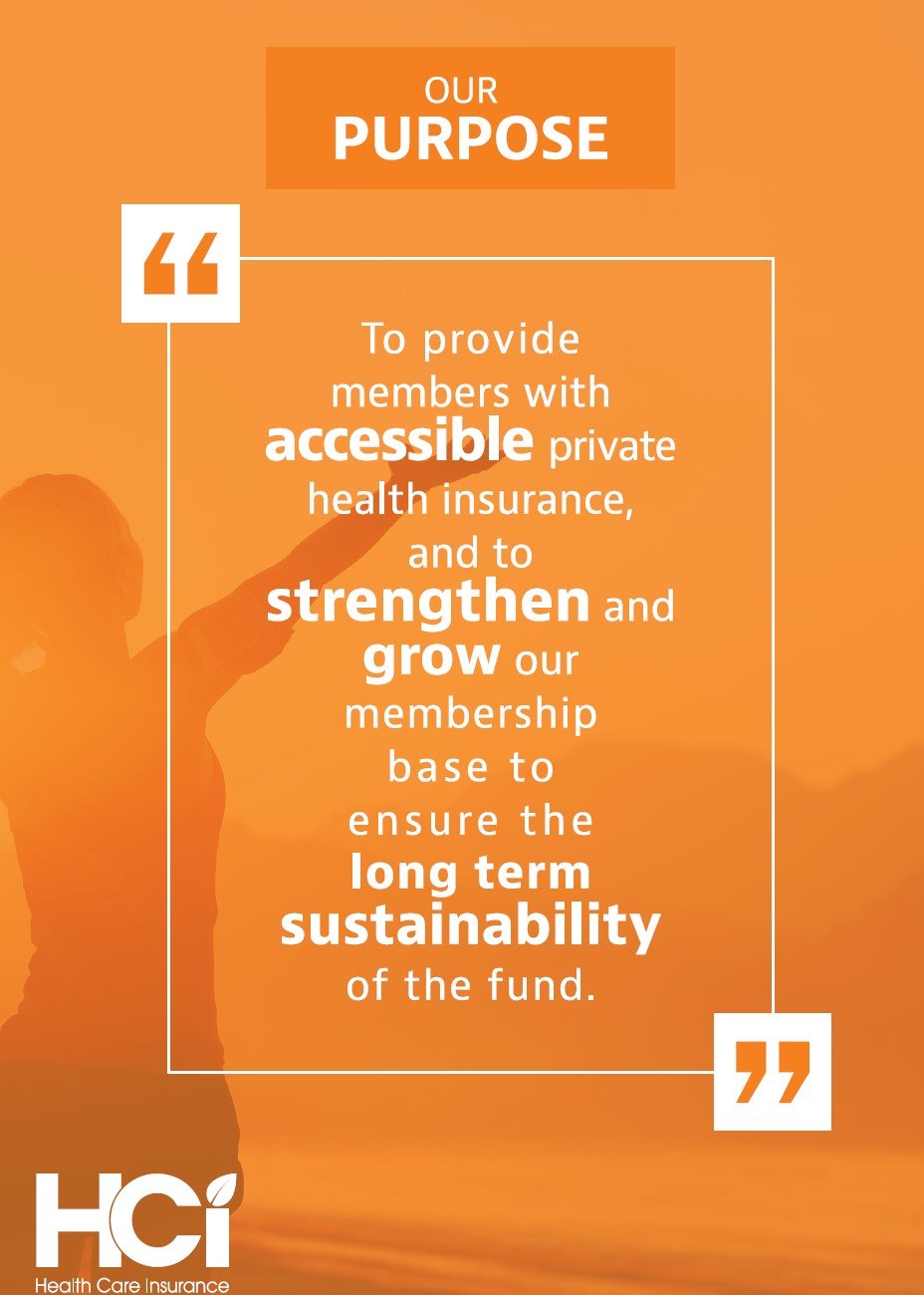 HCi's purpose is ot provide accessible health insurance