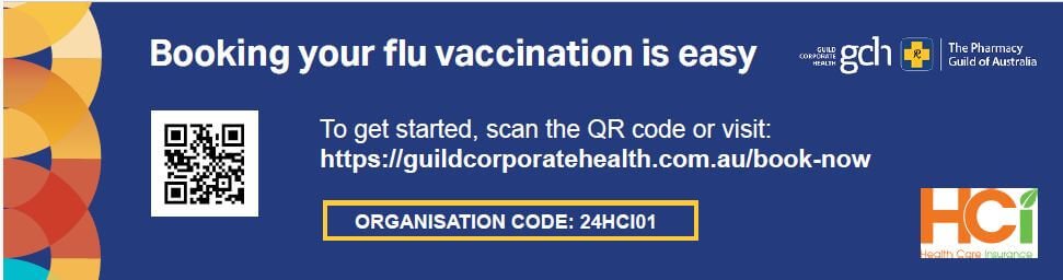 Book your flu vaccination - it » HCi's easy with HCi!